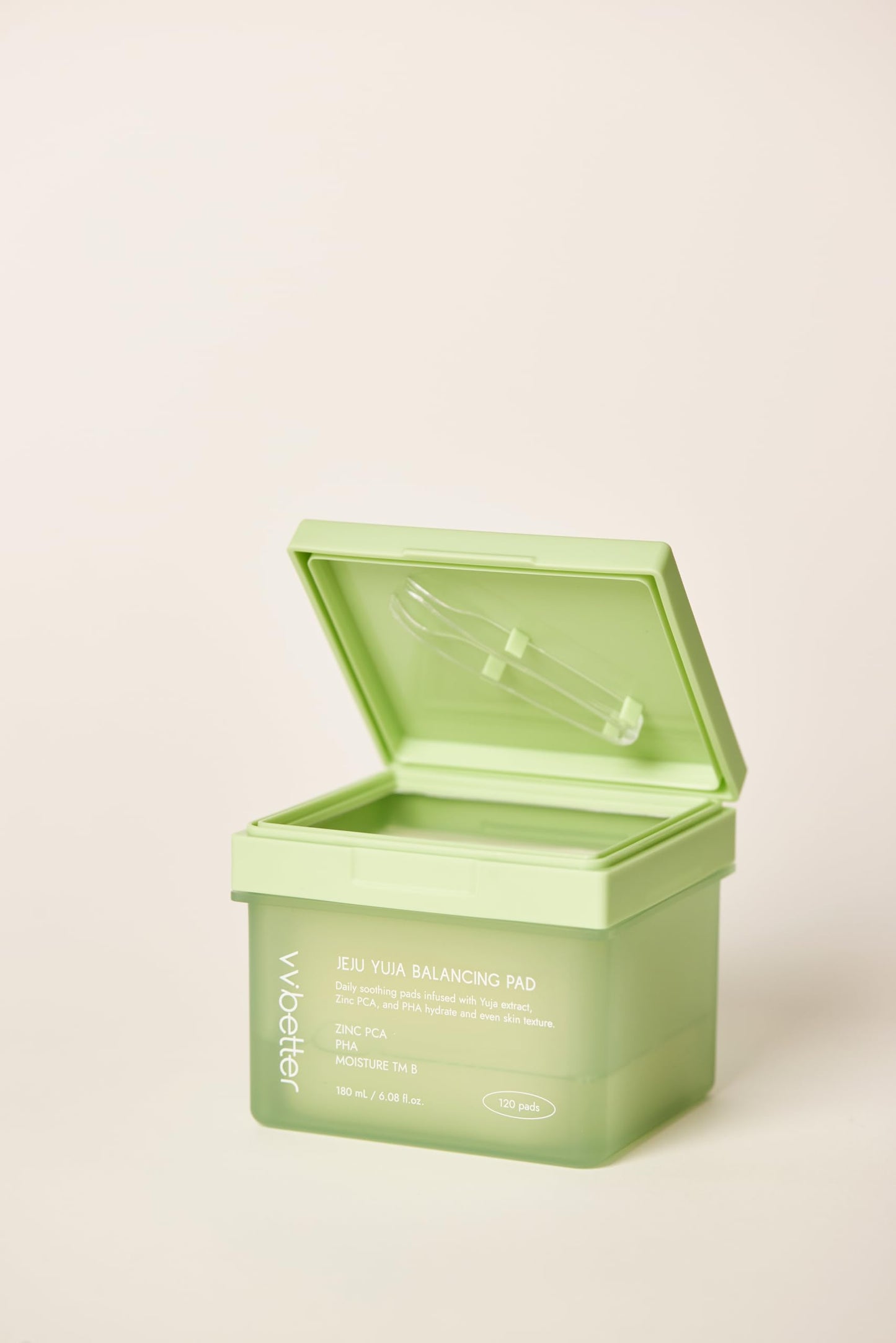 VVBETTER Jeju Yuja Balancing Toner Pads – with Zinc PCA, Exfoliating with PHA, Soothing, for Acne Prone & Skin – Vegan Micro-Hole Pads (120pads)