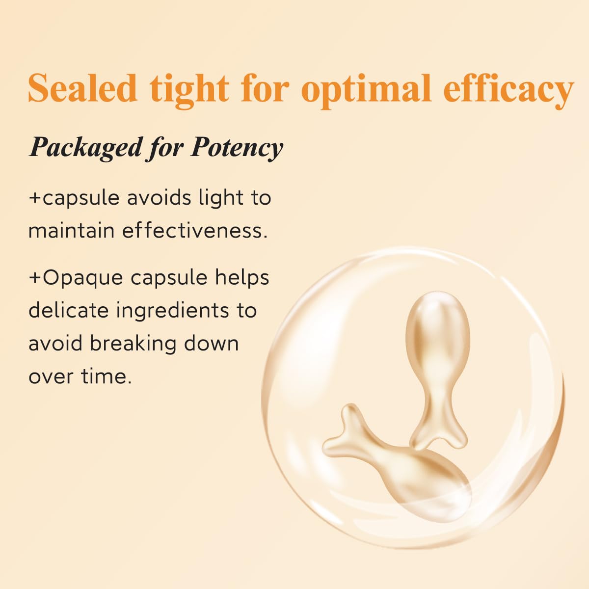 HKH Vitamin C Super Serum for Face - Anti Aging Vitamin E Facial Serum Capsules with Niacinamide, Vit C Oil for Women, Even Skin Tone, Reduce Wrinkles, Moisturise, Travel Friendly (38 Capsules)