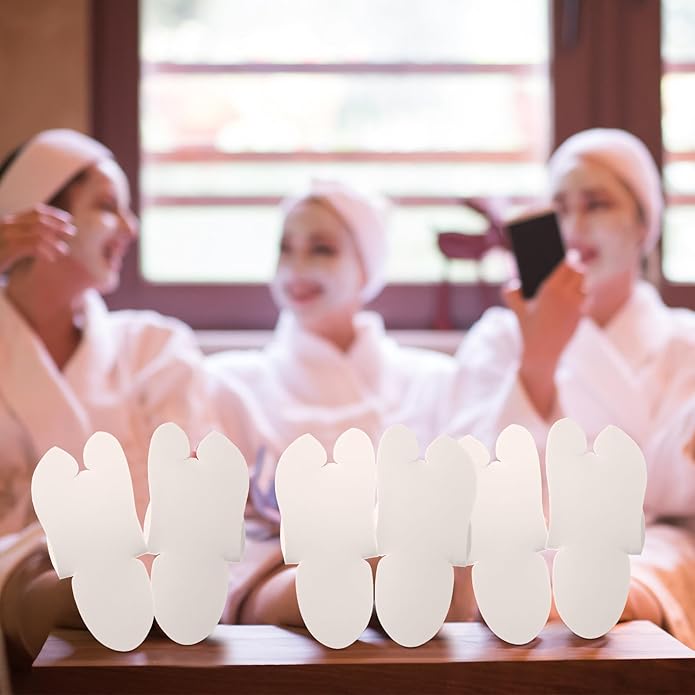 JaGely 90 Pairs Disposable Pedicure Slippers Bulk, Pedicure Flip Flops Disposable Anti Slip EVA Foam Spa Slippers Sandals for Guests Women Girls Kids Foot Bath Nail Salon Party Supplies