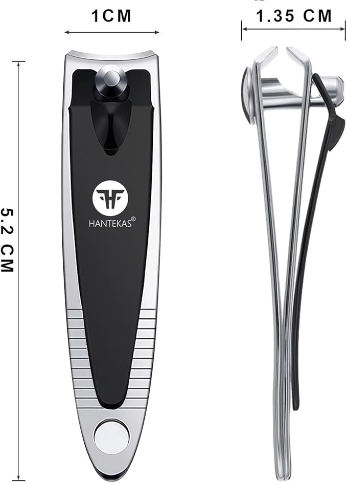 30 Pieces Fingernail Nail Clipper Bulk Blak Sliver Portable Toenail Clippers Cutter Set