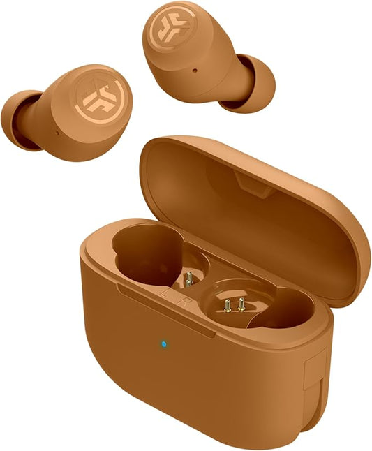 JLab Go Air Pop+ Tones True Wireless Earbuds, in Ear Headphones, Bluetooth Earphones, 35H Playtime Ear Buds, Bluetooth Earbuds with Microphone, USB-C Charging Case, Dual Connect, EQ3 Sound, (7572 W)