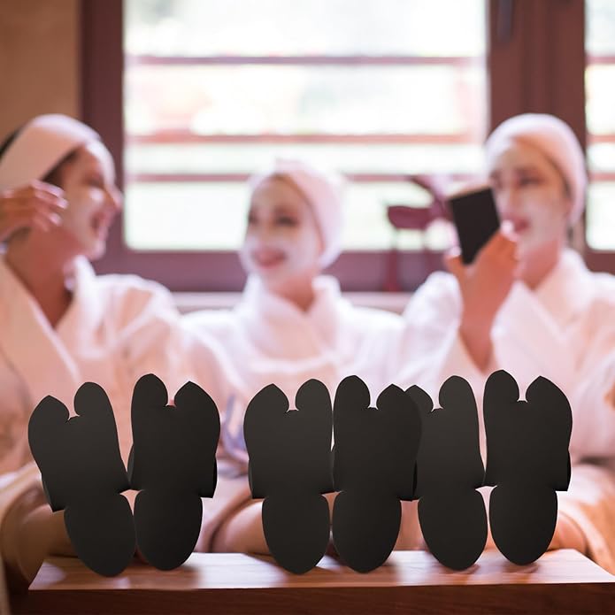 JaGely 90 Pairs Disposable Pedicure Slippers Bulk, Pedicure Flip Flops Disposable Anti Slip EVA Foam Spa Slippers Sandals for Guests Women Girls Kids Foot Bath Nail Salon Party Supplies