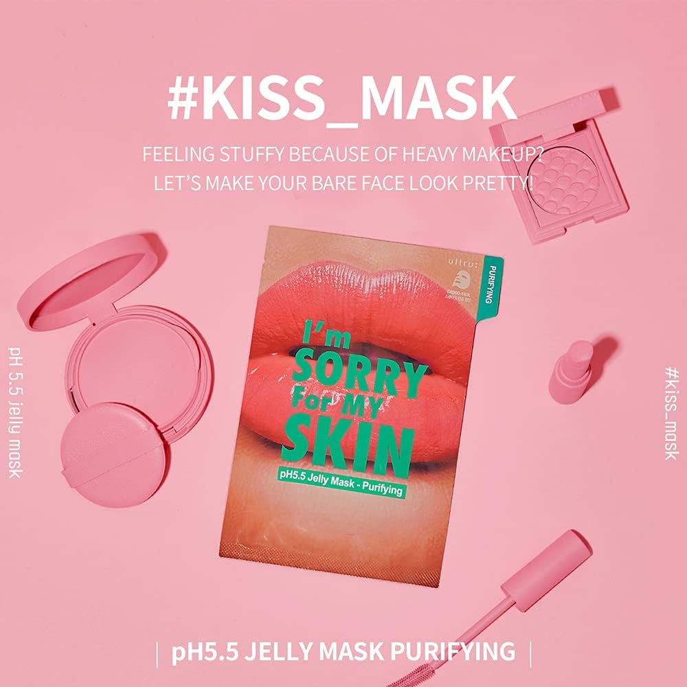 I'M SORRY FOR MY SKIN Ph5.5 Mask Purifying 10Pcs
