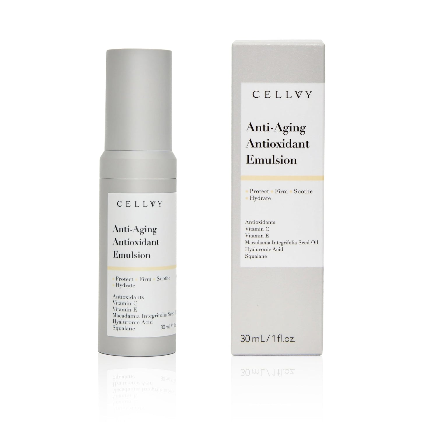 CELLVY Anti-Aging Antioxidant Emulsion with Hyaluronic Acid, Vitamin C & E, Korean Taiwanese Skincare, Firming & Hydrating Face Lotion, Smooths Fine Lines & Wrinkles and Boosts Collagen Production