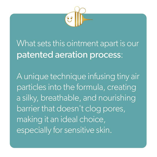 Waxelene Original Aerated Balm, Travel Jar, Organic Multipurpose Ointment the Petroleum Jelly Alternative Eczema Dry Sensitive Skin Face Moisturizer