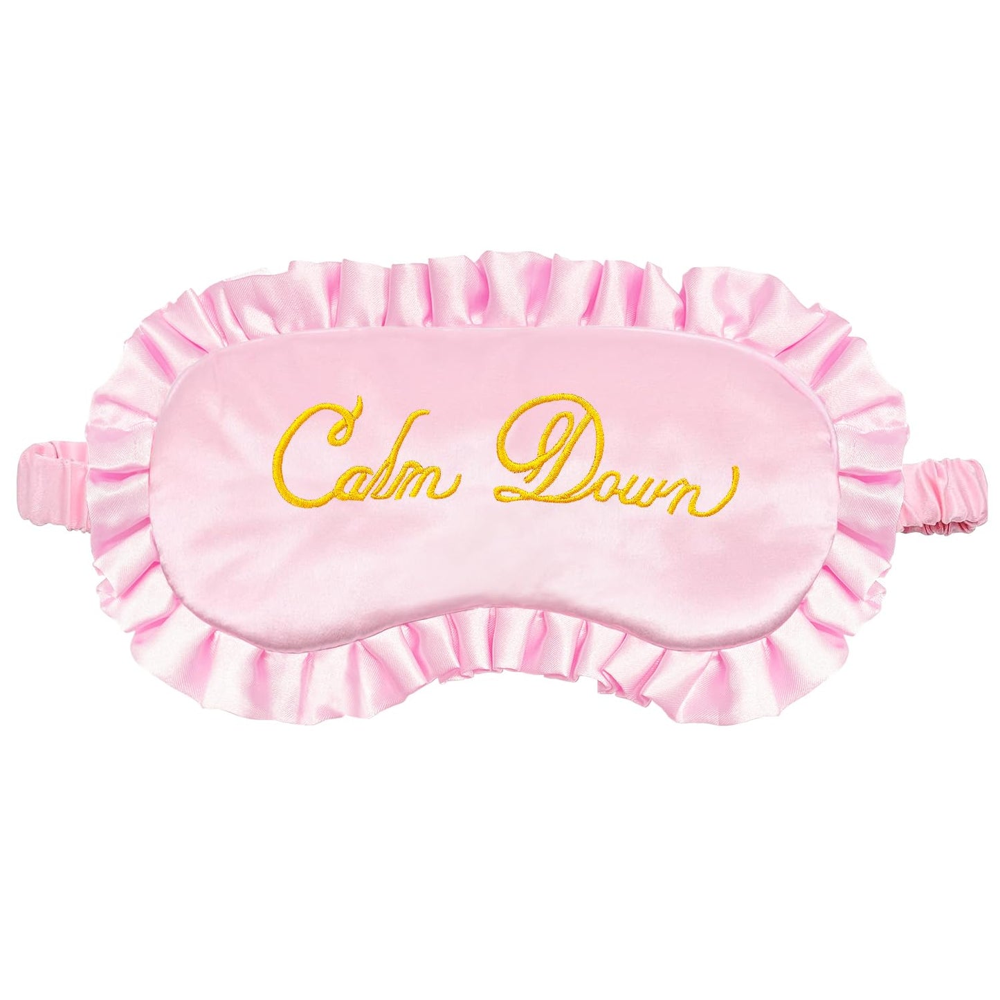 Calm Down Sleep Mask Pink Singer Merch Blindfold Eye Mask Travel Mask Eyeshade for Sleep Over Slumber Pajama Party Supplies Birthday Easter Gifts for Boys Girls Men Women