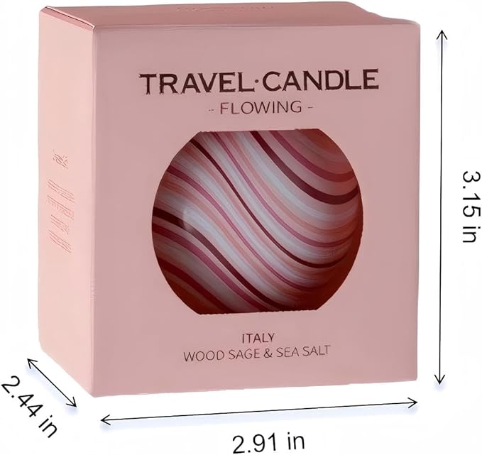 4 Pack Aromatherapy Candles, Mini Travel Scented Candle Set with Individual Packing, 2.5 OZ Soy Wax Candles, Portable Tin Candles with Lid, Gifts for Women, Ideal for Birthday, Festivals