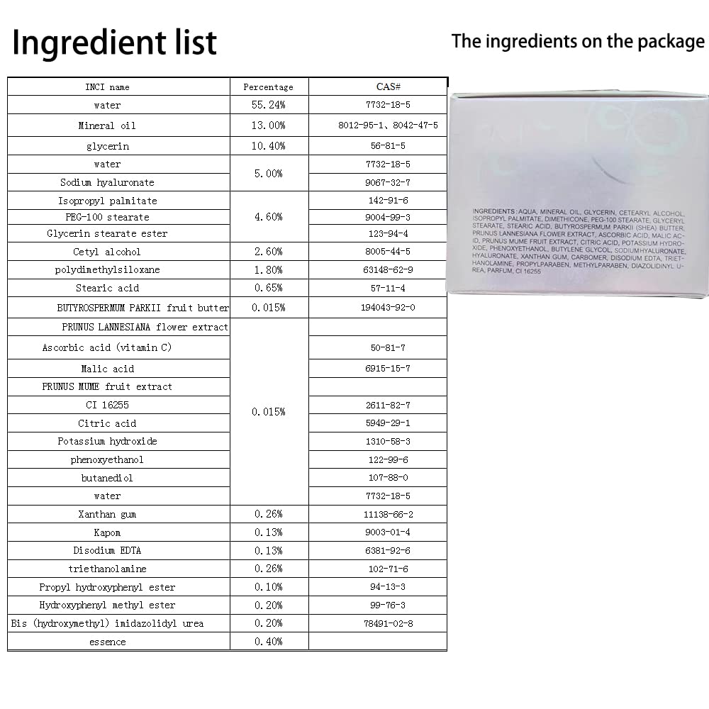 AKARY Sakura Essence Cream Facial Moisturizer, Daily Hydrating Face Cream for All Skin Types, Face and Neck Cream to Smooth Skin (60g)