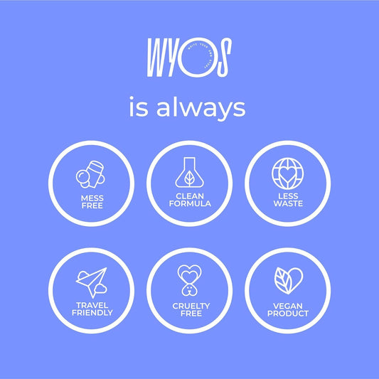 WYOS Oil Moisturizer Stick & Clay Face Mask Stick Stocking Stuffer Bundle | Travel Size, Leak Free, Vegan, Cruelty Free, Portable, Sulfate Free, Paraben Free