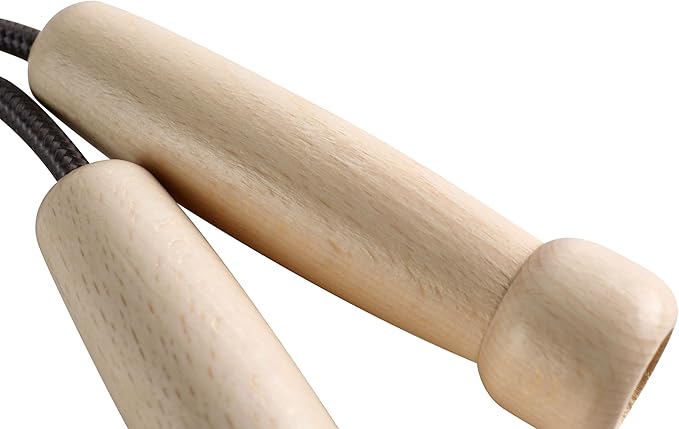8.8 Feet Jump Rope for Women Men Kids Wooden Handle Jumping Ropes