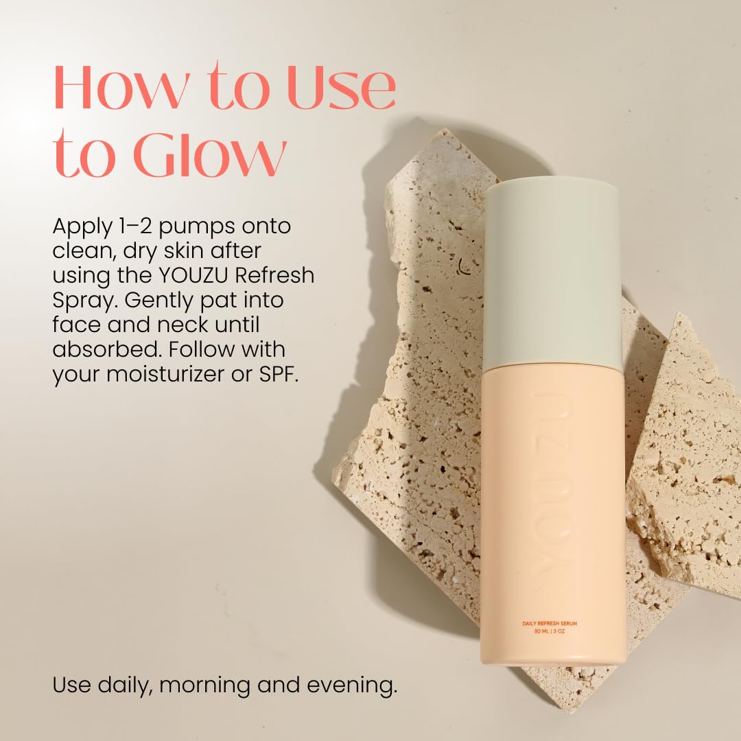 YOUZU Hypochlorous Acid Daily Refresh Serum – Lightweight Skin-Reviving Formula – Dermatologist-Formulated – Alcohol-Free, Fragrance-Free, Vegan – For Balanced, Radiant-Looking Skin