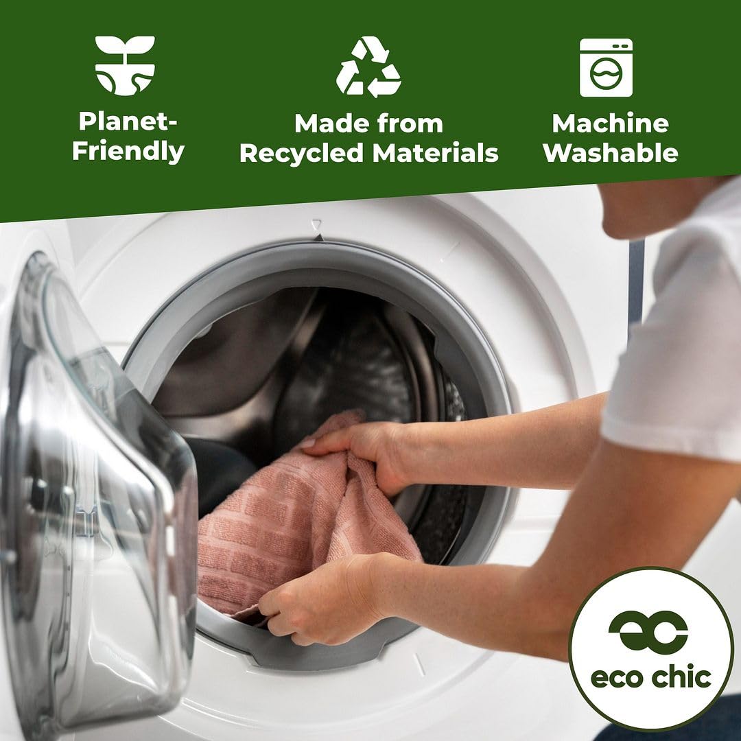 ECO CHIC Hiking Lightweight Packable Backpack - Foldable Daypack for Travel & Hiking & Outdoor Adventures - Waterproof Backpack from Recycled Materials (Floral Navy)