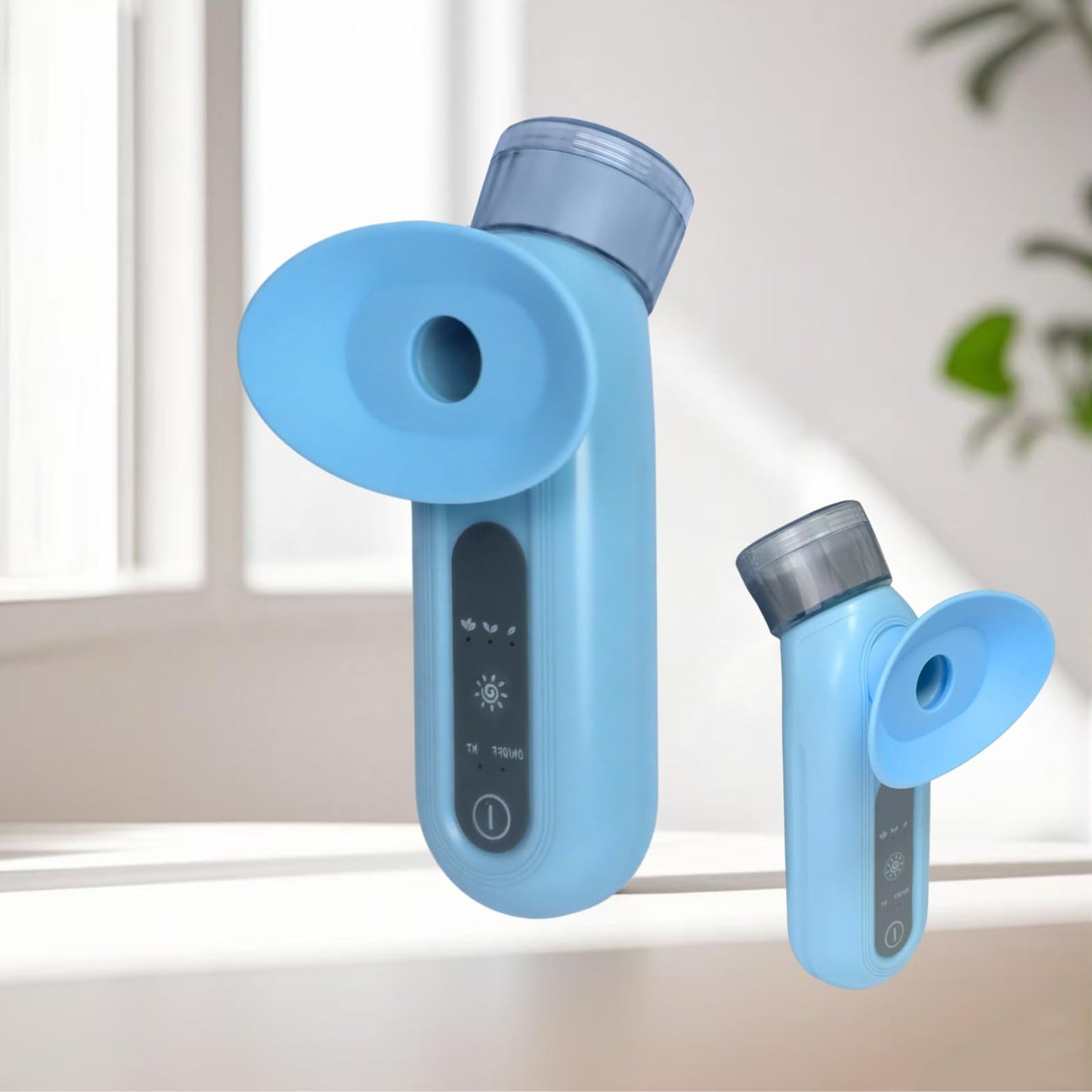 Eye Mist Steam Sprayer for Relief Dry Eyes, Eye Treatment, Portable Heated Eye Masks, Mini Eye Moisturizing Cleaning Soothing Steamer, Blue