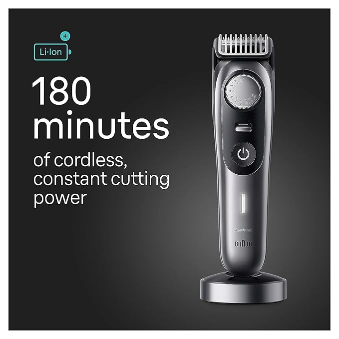 Braun All-in-One Men's Shaving Kit Series 9 9440, 13-in-1 Beard, Face, Nose, Ear Trimmer, Hair Clippers, Body Groomer and Manscaping