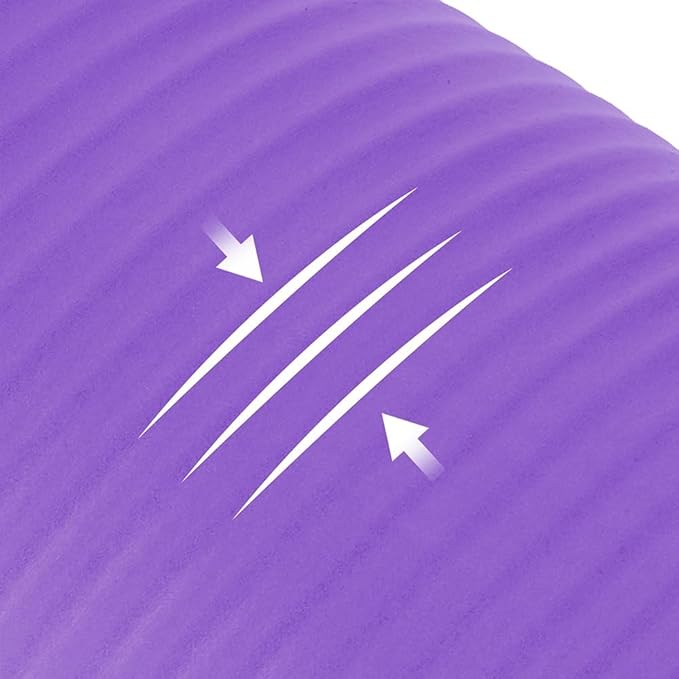 1/2-Inch Extra Thick High Density Anti-Tear Exercise Yoga Mat with Carrying Strap, Multiple Colors