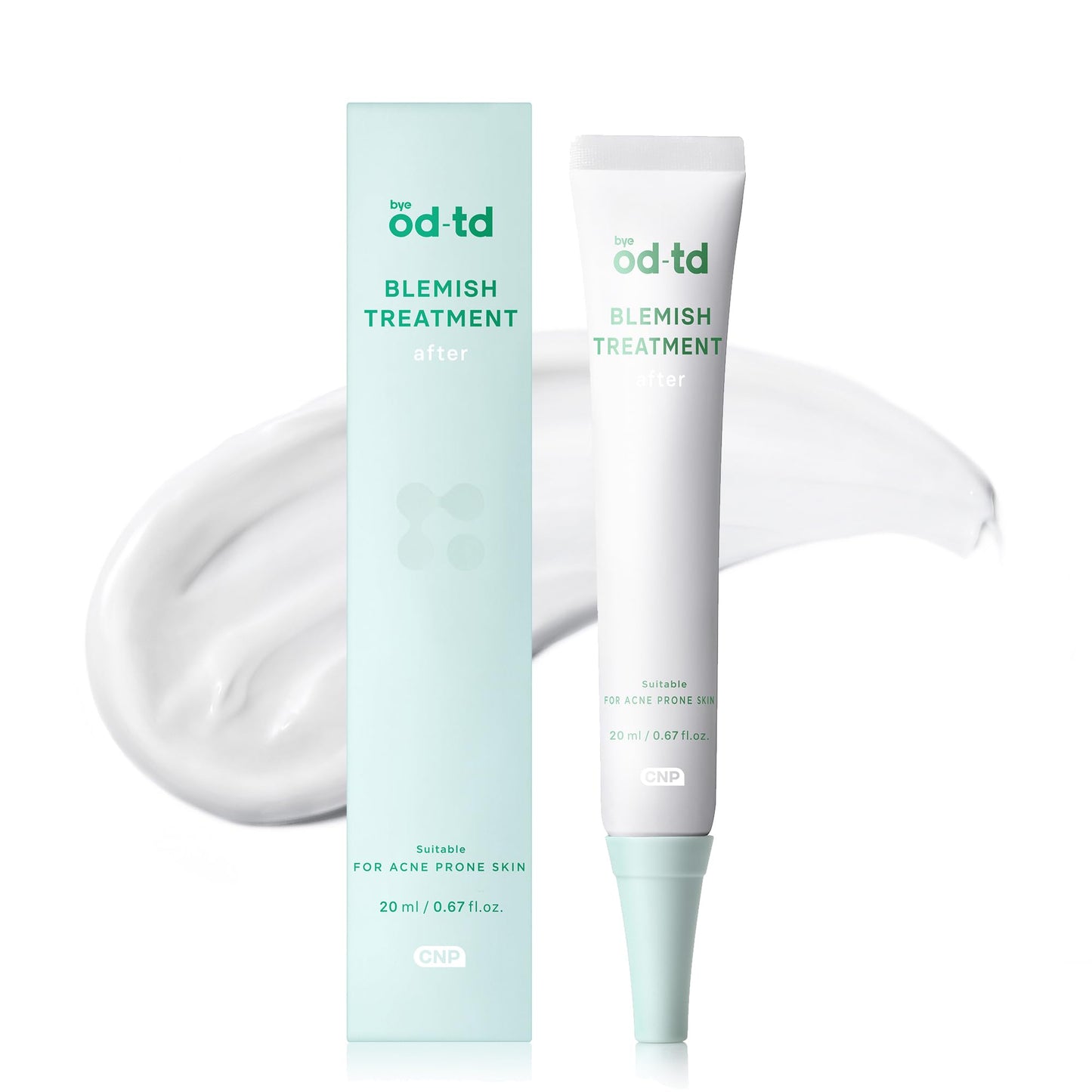 Bye od-td Blemish Treatment (0.7fl oz) - Post-Blemish Marks, Correction Korean Skin Care. TECA, Allantoin, Herb-Vinegar Tincture.