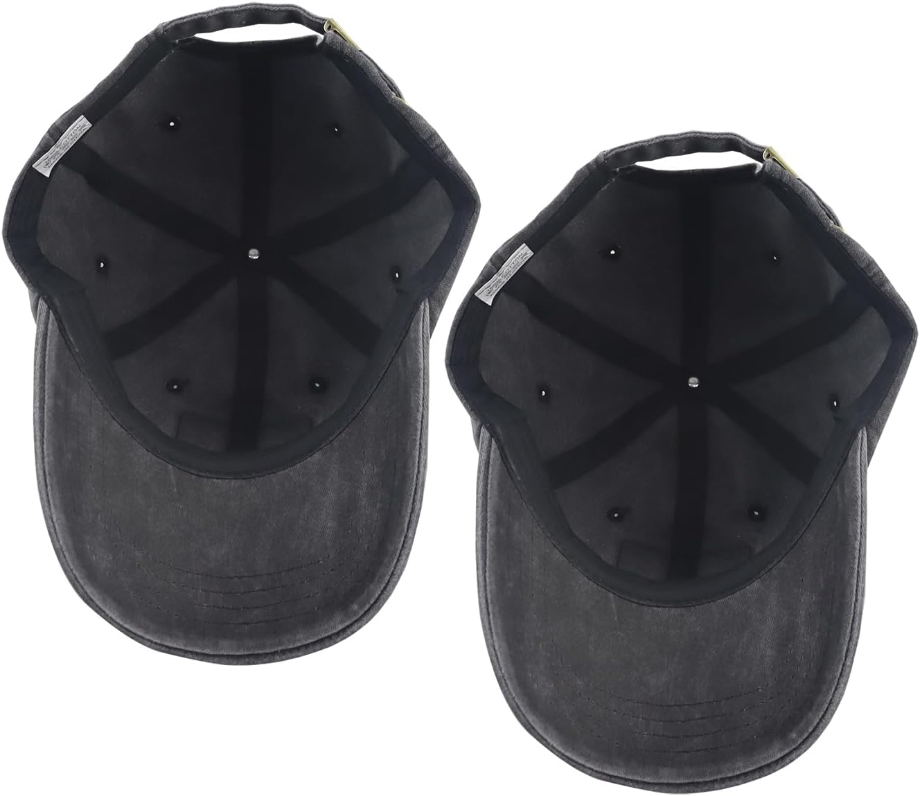 Mr and Mrs Gifts, Hubby Gifts for Men, Wifey Hat for Women, 2 PCS Honeymoon Hats, Just Married Gifts for Husband Wife Bride Groom, Adjustable Cotton Couple Baseball Cap Black