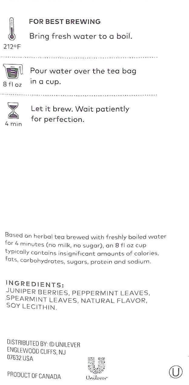 Tazo Juniper Mint Honey Tea Bags - 16 bags