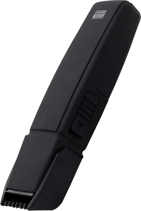 CHARGEWORX Groom Essentials All-in-One Hair and Beard Trimmer for Men - Face & Body Trimmer Kit with Precision Blades, Cordless, Battery-Operated