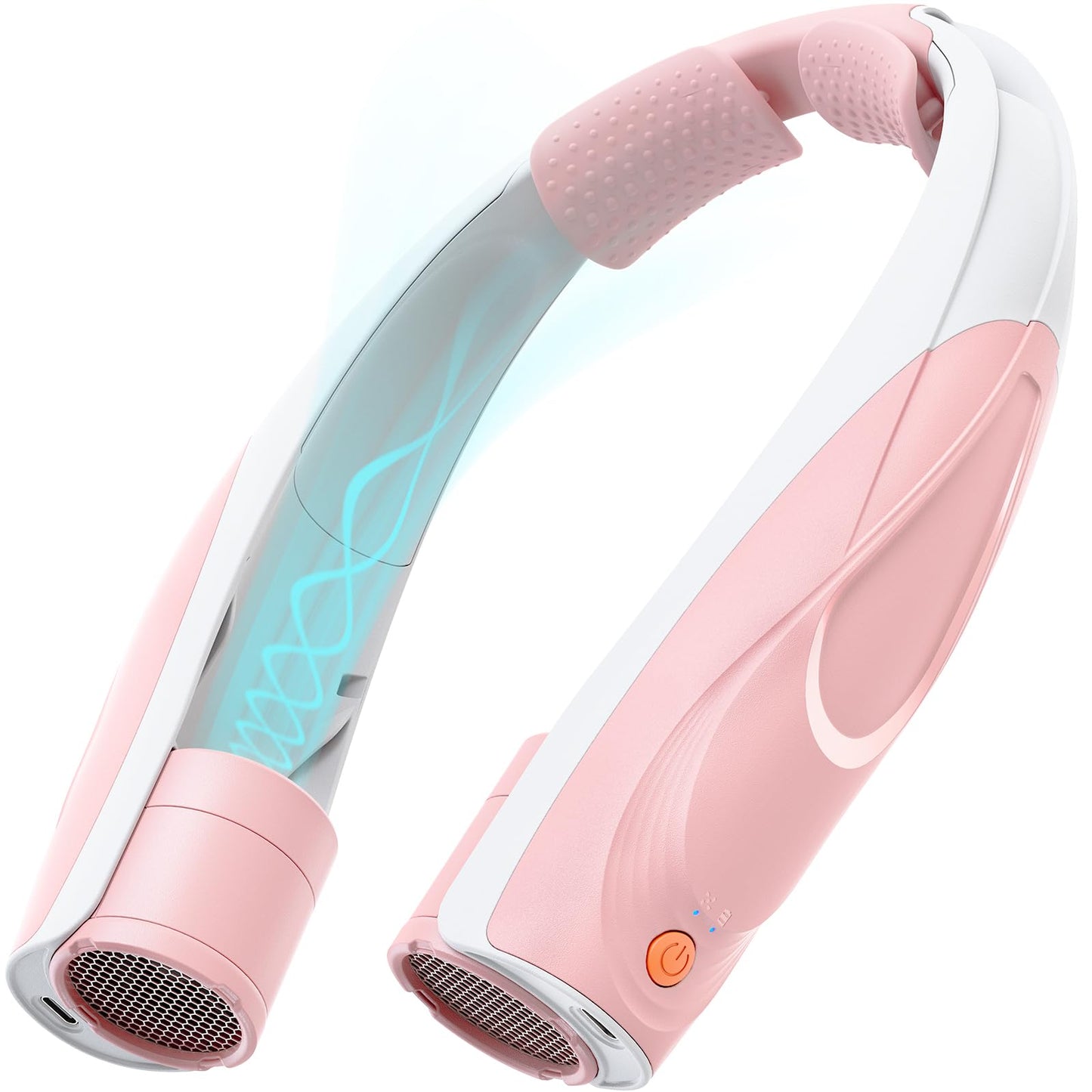 Tenvolti Portable Neck Fan- Hands Free Personal Fan, 6 Speeds 6000mAh Long-Lasting Battery Faster Cooling, USB-C Rechargeable, 360° Airflow, Quiet Gifts for Women Men Office Travel Outdoor