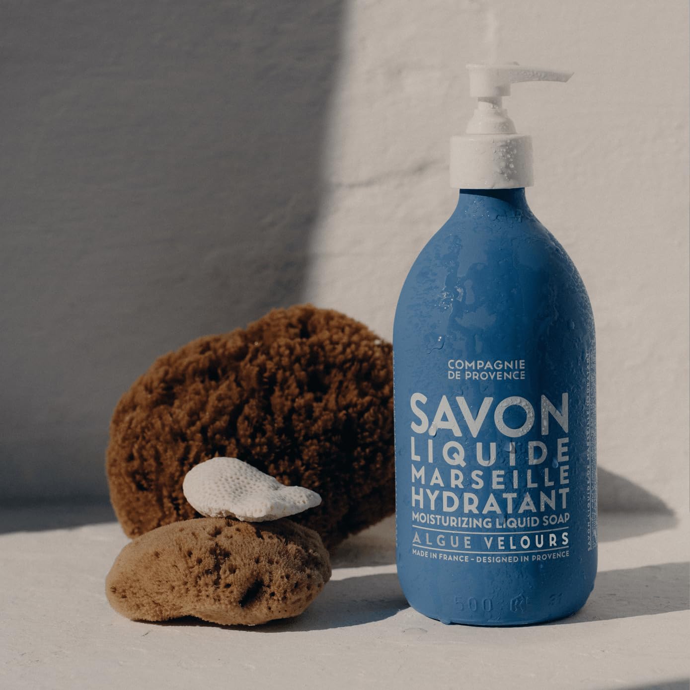 Compagnie de Provence Savon de Marseille Nourishing Liquid Soap, Velvet Seaweed, 10 Fl Oz Plastic Pump Bottle