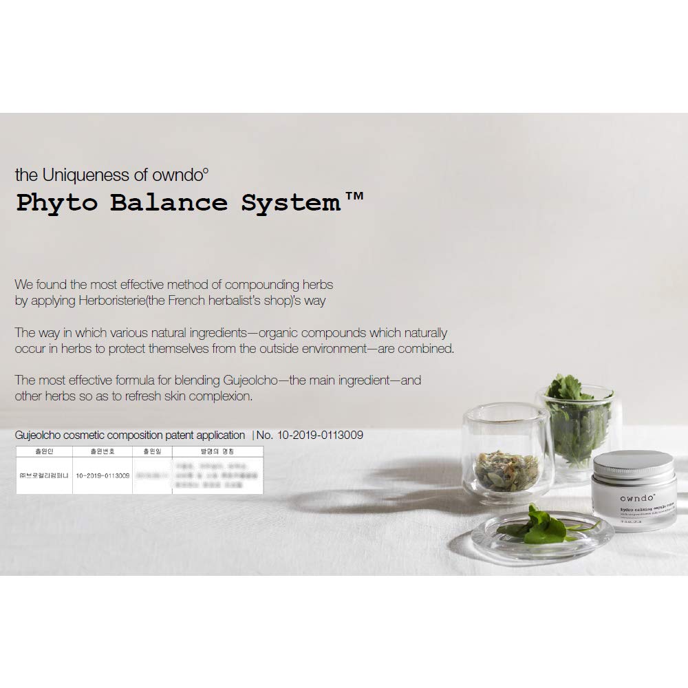 owndo° Hydro Calming Cleansing Bar 100g /Hydrating, Eco-Friendly, Cruelty Free, Korean Cosmetics