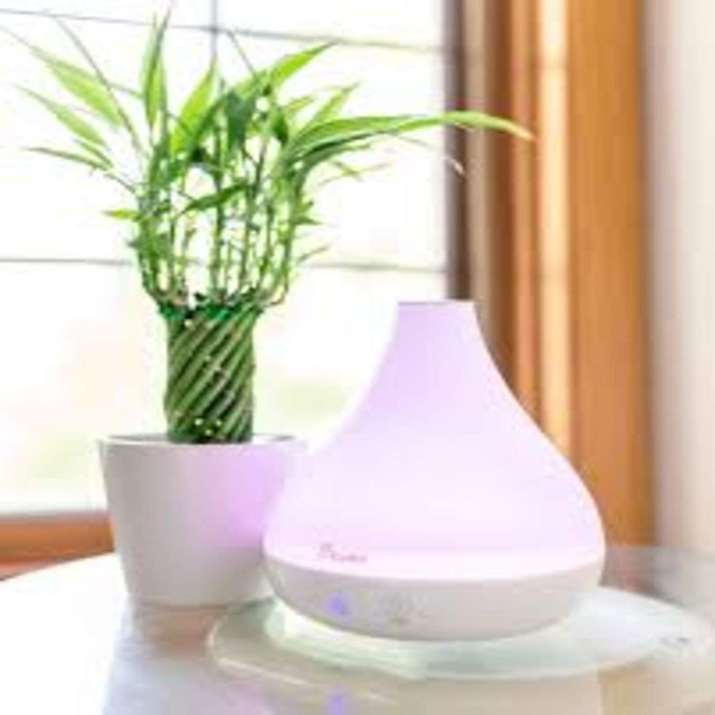 Crane Small Ultrasonic Diffuser and Air Humidifiers for Bedroom and Office, .35 Gallon Cool Mist Humidifier for Personal Use, No Humidifier Filters Needed, White