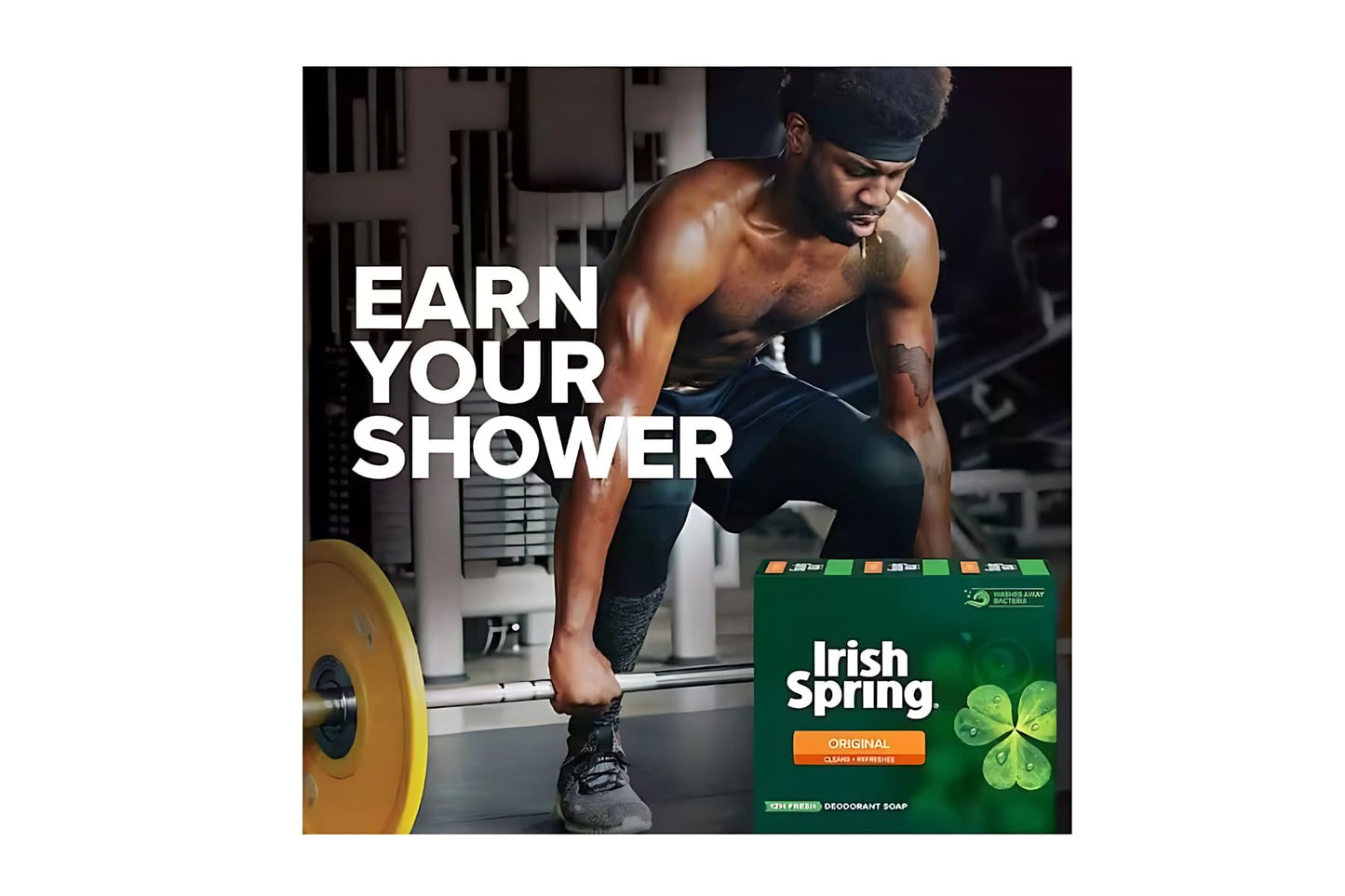 2-Pack Deodorant Irish Bar Soap, Mild for skin, 12 hours small fresh, Spring Soap for Washing Face,Body,Hand, 4oz each (total 8 oz) + 1 Shower Sponge for Irish Spring Bar soap.