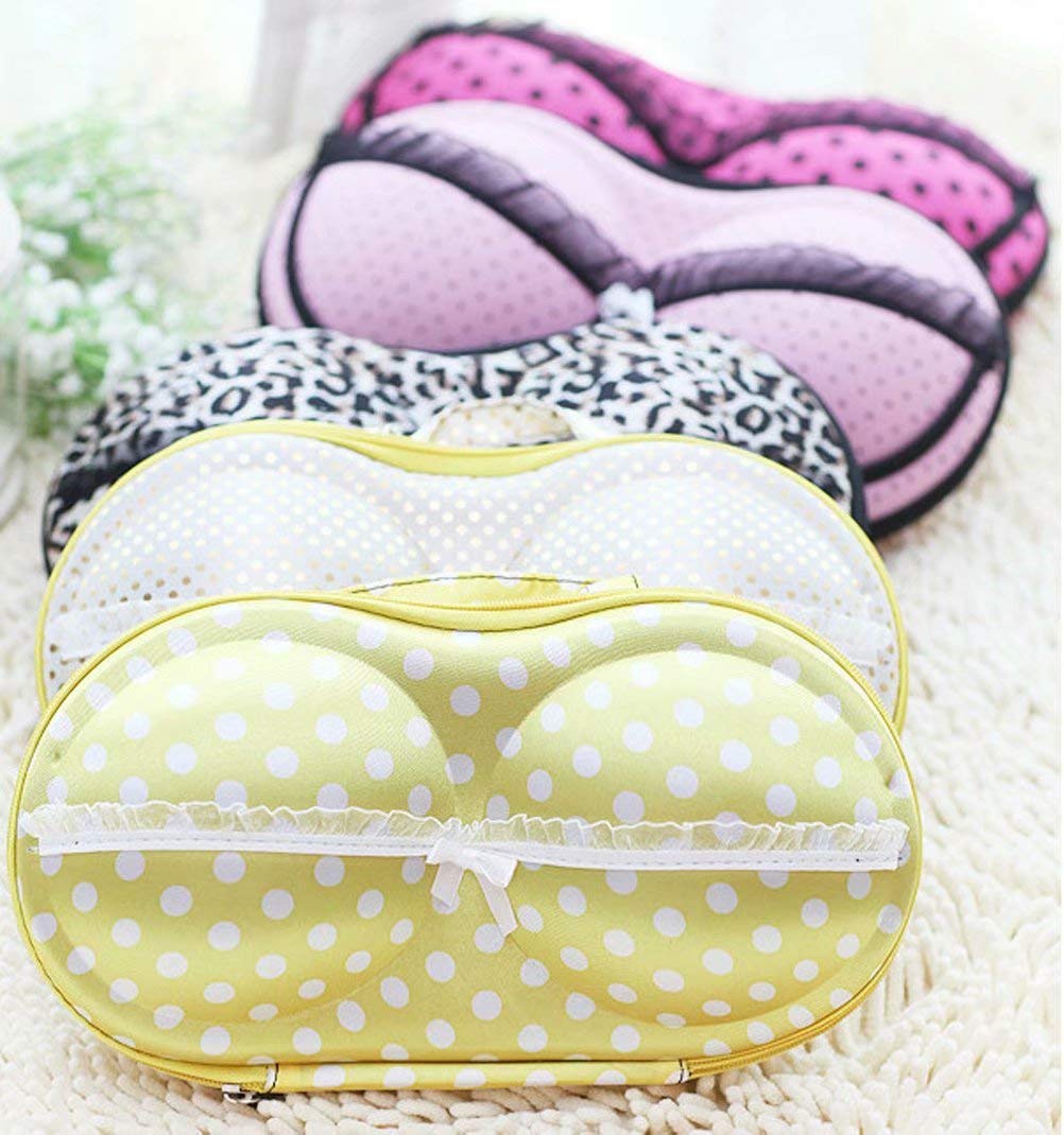 hefeilzmy Travel Home Organizer Zip Bag Case Portable Bra Storage Bag Waterproof Bra and Underwear