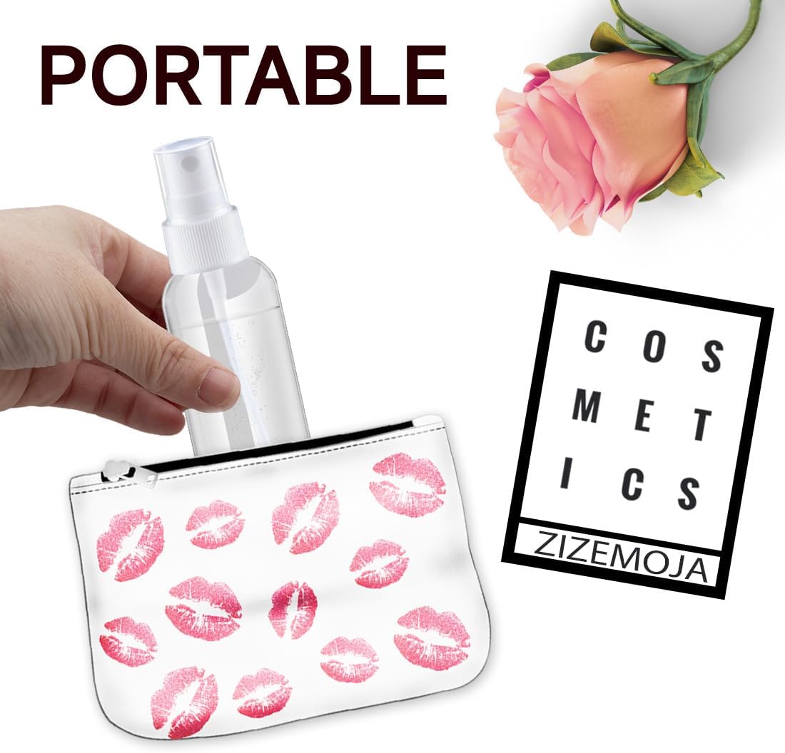 ZIZEMOJA 3.4OZ 6 Pack Small Spray Bottle 60ml, Clear Plastic Travel Spray Bottle, Empty Mini Sprayer Bottles for Face, Toner, Liquids, Essential Oils with Labels