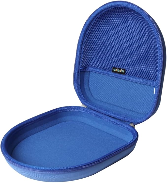Adada Hard Travel Case for Active Noise Cancelling Bluetooth Headphones - Silensys, PurelySound, MOVSSOU, COWIN, Tapela, Audonia E7 (Blue)