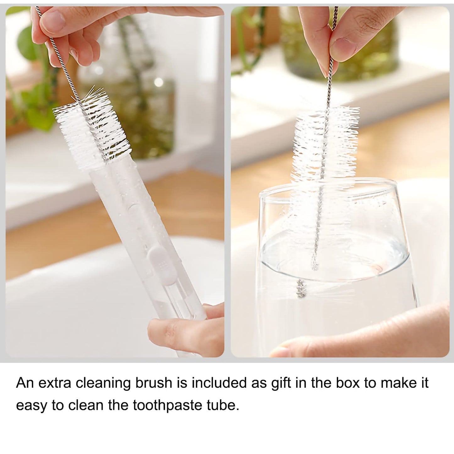 prony 3 in 1 Portable Travel Toothbrush with Travel Case and Extra Soft Bristles and Built-in Refillable Toothpaste Tube,Travel Essential Accessories