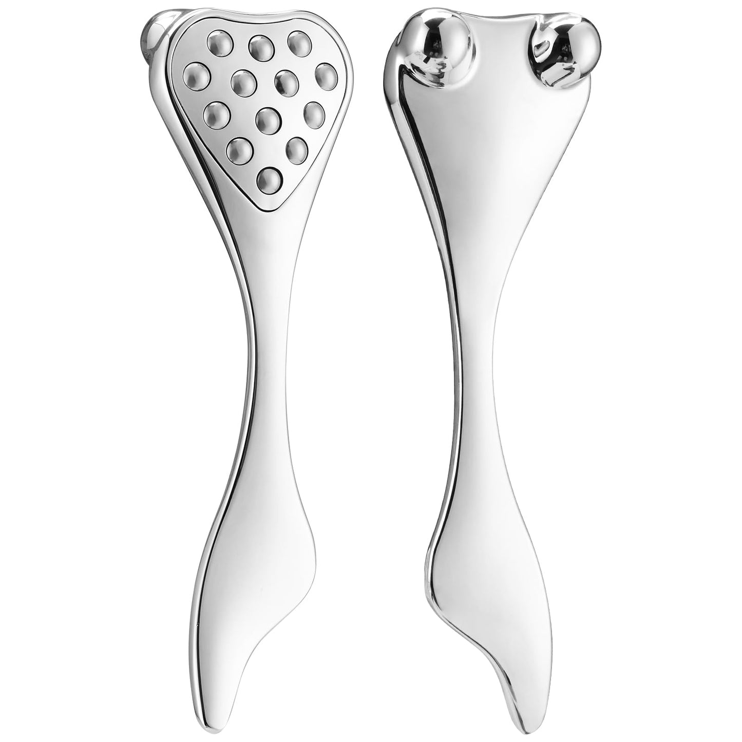 4-in-1 Face Roller & Gua Sha Tool for Women - Facial Massager for Puffiness Reduction, Anti-Aging, Skin Tightening, Wrinkles-Nose Massager & Acupuncture Pen Beauty Tool (1PC)