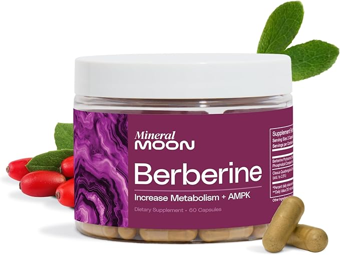 Body Composition Berberine Supplement with Cissus Quadrangularis & Berberine Phytosome – Supports Overall Wellness – 60 Capsules