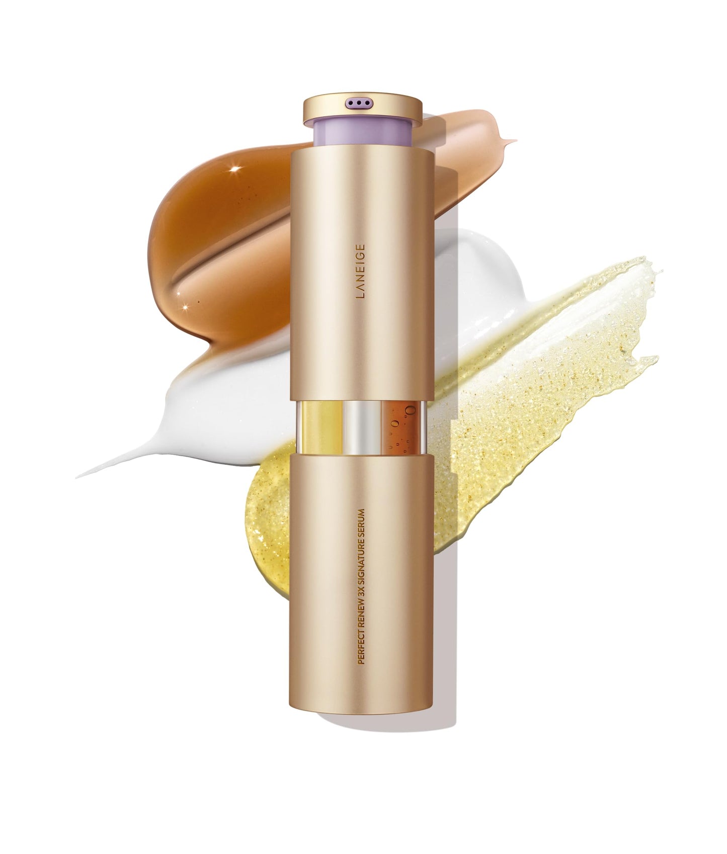 LANEIGE Perfect Renew 3X Signature Serum Mini: Retinol, Ceramide & Collagen Peptides for Wrinkle Care, Firming, & Radiance