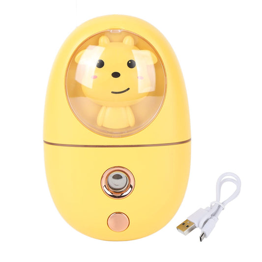 Cute Animal Mist Sprayer USB Rechargeable Mini Eye Face Humidifier 35ml 500mah for Travelling (4#)