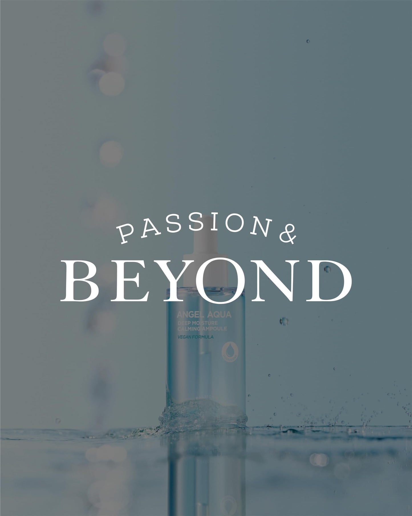 BEYOND Angel Aqua Moisture Ampoule (1.7fl oz*2, Pack of 2) - Deep Hydration Serum for Sensitive Skin, Barrier Strengthening. Vegan Formula Korean Skin Care. Chervil,