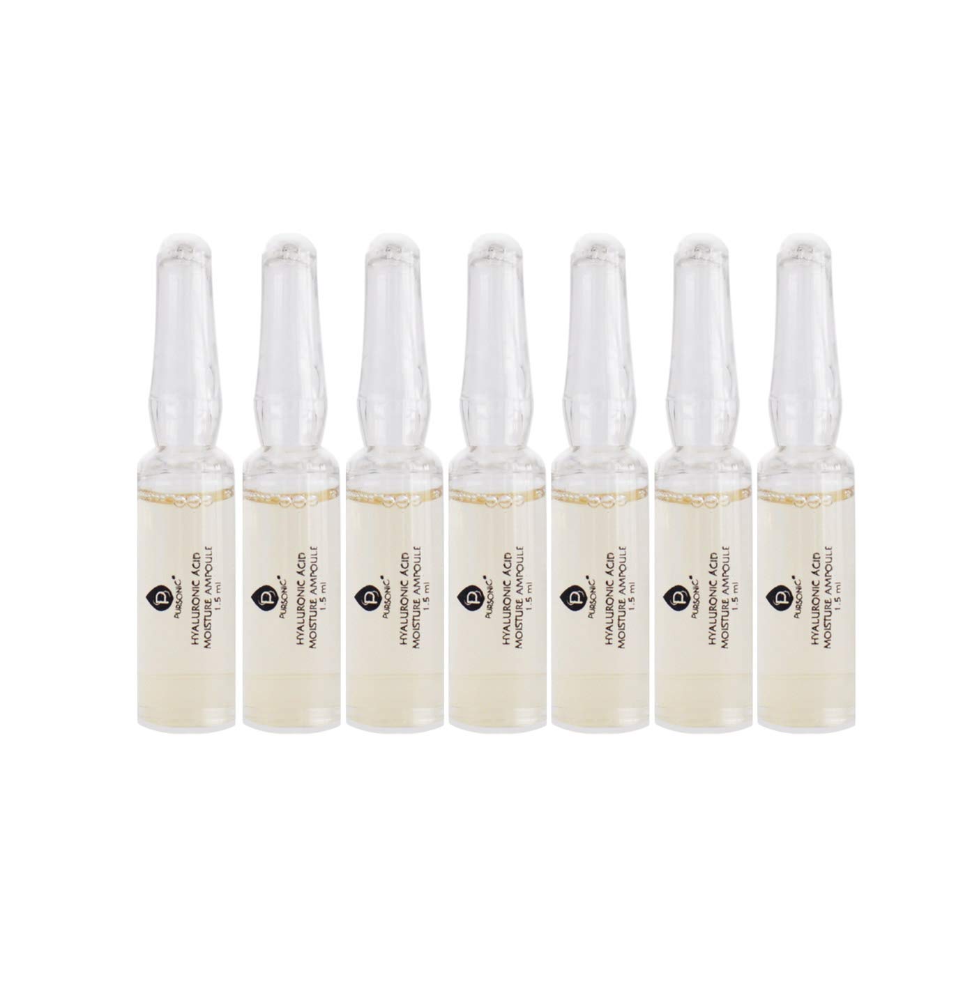 100% Hyaluronic Acid And Natural Moisturizing Serum Ampoule Set,Anti Aging Anti Wrinkle, 7 Day Treatment For All Skin Types