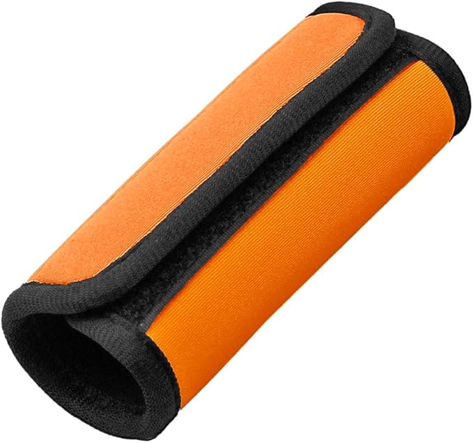 5pcs Neoprene Luggage Handle Wrap for Suitcase Identifier Luggage Makers Covers Wraps Travel Accessories - Fluorescent Orange