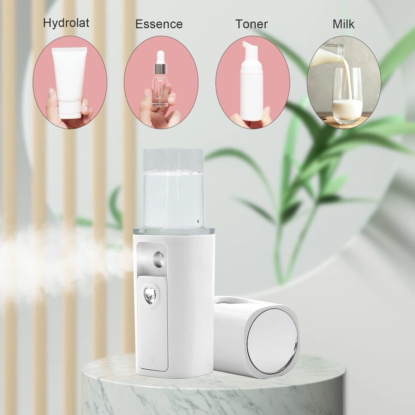 Nano Facial Mister Portable Mini Face Mist Handy Sprayer Automatic Eyelash Extensions Cool Facial Steamer