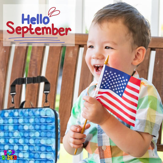 POPRIDER Travel Fidget Case Set with 12 Fidget Toys, Road Trip Activities for Kids, Airplane Must Haves for Kids, Sensory Toys, Car Travel Essentials for Long Trips (Blue)