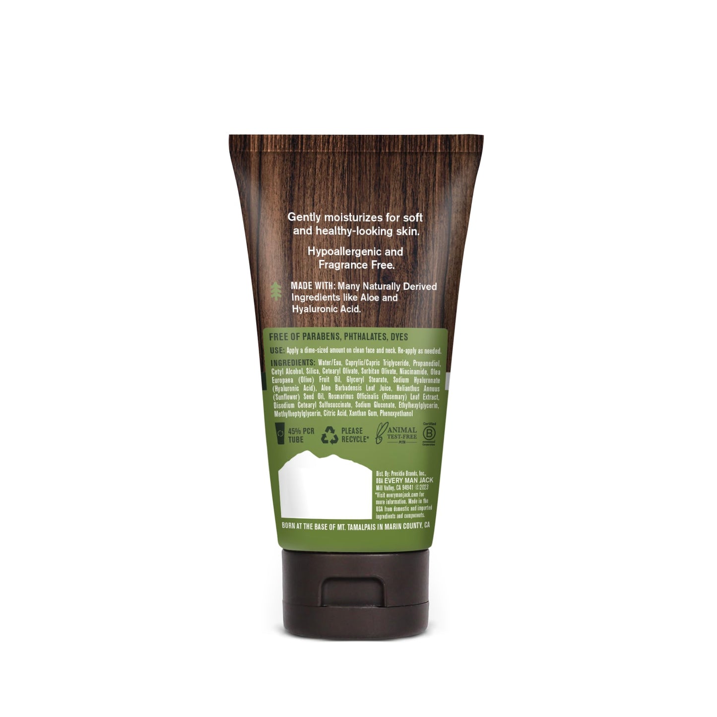 Every Man Jack Daily Face Lotion for Men - Deeply Moisturize and Revive Dry, Tired Skin with Hyaluronic Acid, Aloe Vera and Niacinamide - 2.5 oz Men’s Face Lotion (2 Pack)