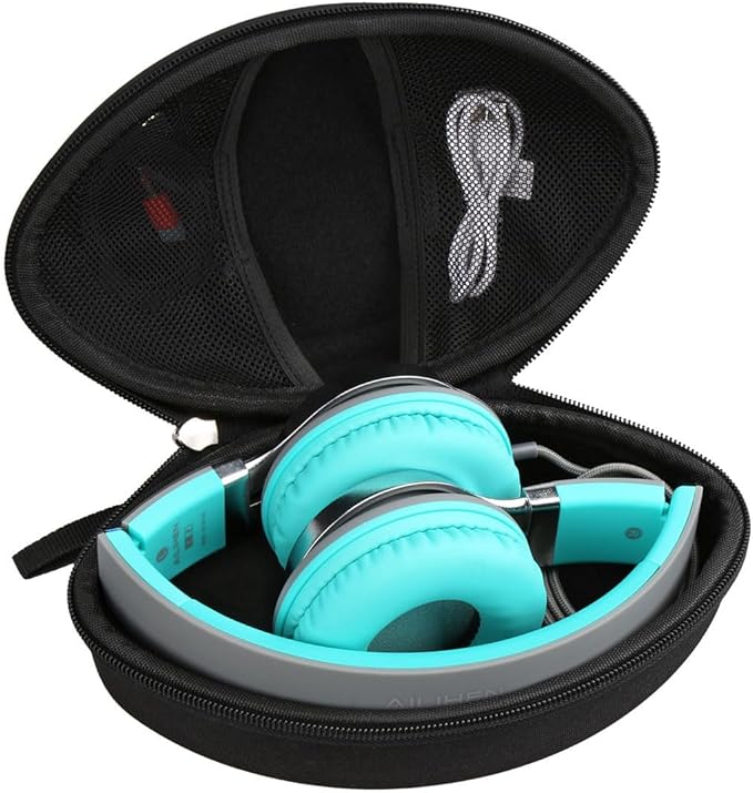 Aproca Headphones Case Compatible with Artix CL750 Wired/AILIHEN C8 Over-Ear Headphones, Portable Headset Bag (Black)(Case Only)