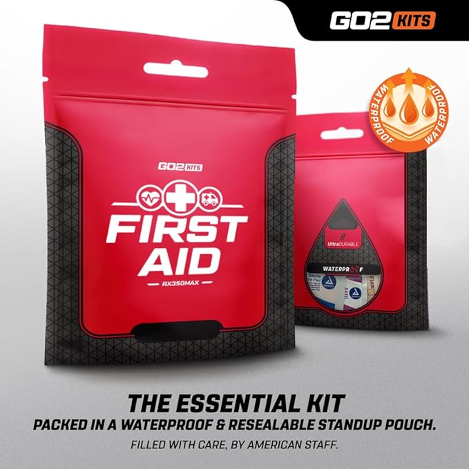 3-Pack 54 Piece First Aid Kit Featuring Assorted Bandages, Wipes and First Aid Basics in Compact Reusable Kits for Home, Office & Travel (5 Pack)