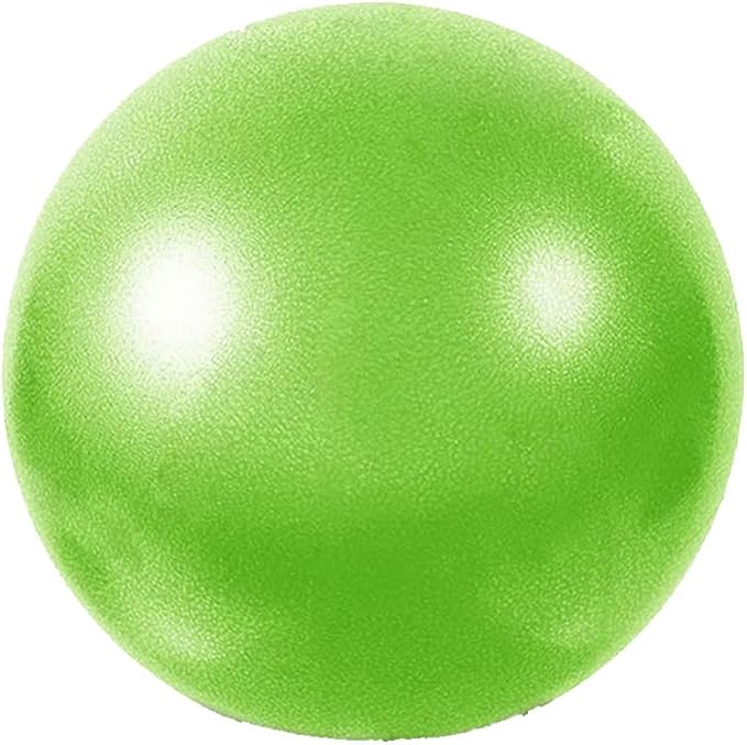 9 Inch Exercise Pilates Mini Yoga Balls Barre for Home Stability Squishy Training Physical Therapy Improves Balance with Inflatable Straw
