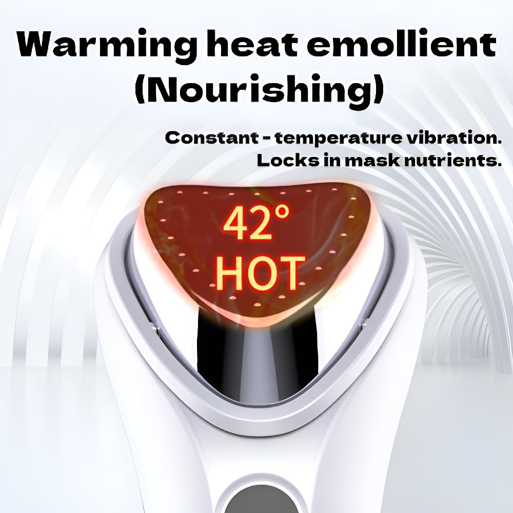 BIOESTHE Facial Toning Machinesr Electric Face Lifting Anti Aging Skin Tightening Firming Skin Care Tool with Smart Warmth Therapy Vibration Cleansing Nourishing for Radiant Skin