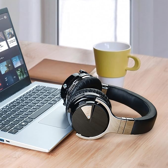 Million Sold 10 Years Classic E7 Active Noise Cancelling Headphones with Upgraded Noise Cancellation, Bluetooth Headphones Wireless with HD Sound Vivid Deep Bass, for Home Office Travel Birthday Gift