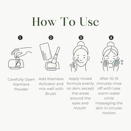 Klamiere Hemp Oil and Truffle Wash Off Lifting Mask for 8 Applications | Korean Facial Mask Skin Care for dry skin | Skin Tightening, Moisturizing, Hydrating, Pore Minimizing Mask for Women and Men