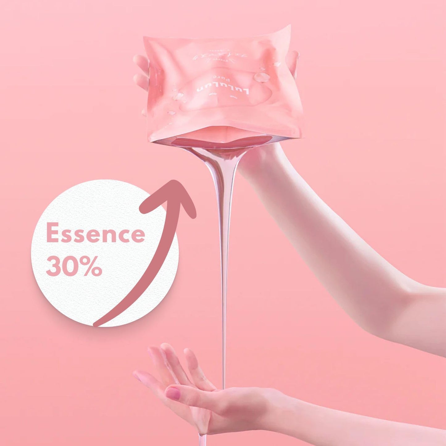 Lululun 7 EA Hydrating Face Mask for Women & Men, Moisturizing Face Masks Skincare with Billberry Leaf & Cranberry Extracts, Daily Face Mask Sheets & Facial Sheet Masks Japanese Skincare, PINK DAILY