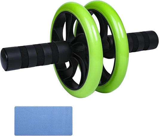 AB Wheel Roller, Exercise Abdominal Fitness Wheel, Work-out Strength-Training Roller, 11"W